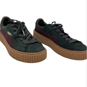 FENTY X PUMA suede Colorblock Pattern Low Top Sneakers
